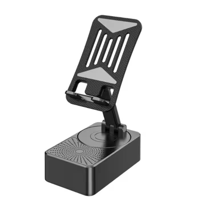 3 In 1 Rotating Mobile Holder Bluetooth Speaker & Power Bank